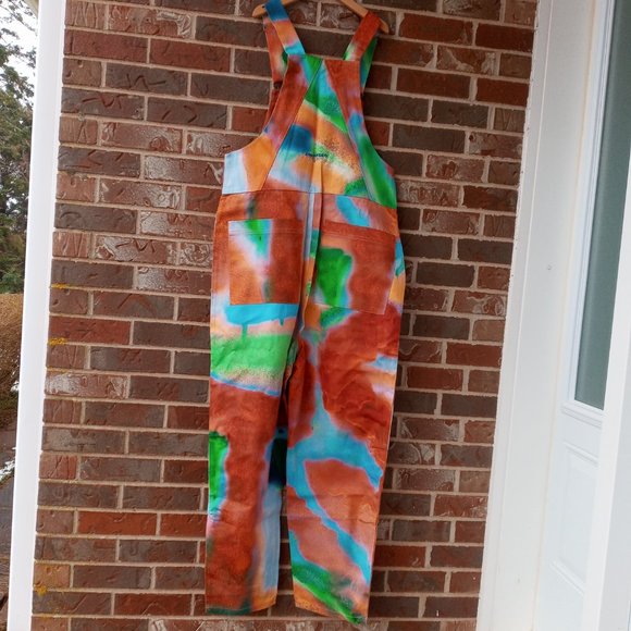 Converse Shapes x Come Tees cosmic airbrush all-over print overalls - Picture 4 of 12